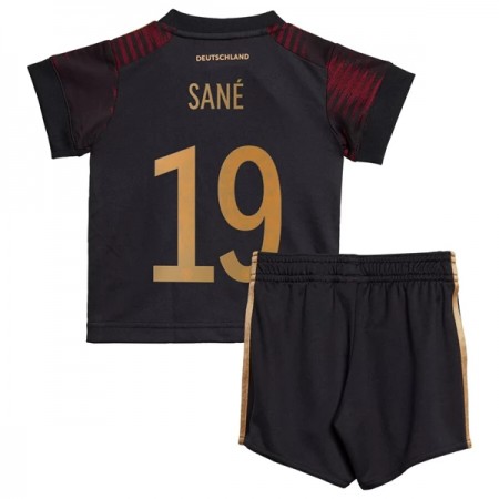 Camiseta de fútbol Alemania Sane 19 Niño 2ª equipación Copa Mundo 2022 Camiseta de fútbol Alemania Sane 19 Niño 2ª equipación Copa Mundo 2022